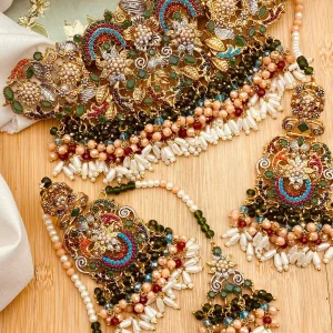 Abqari Noratan Bridal Chokar Set-2383